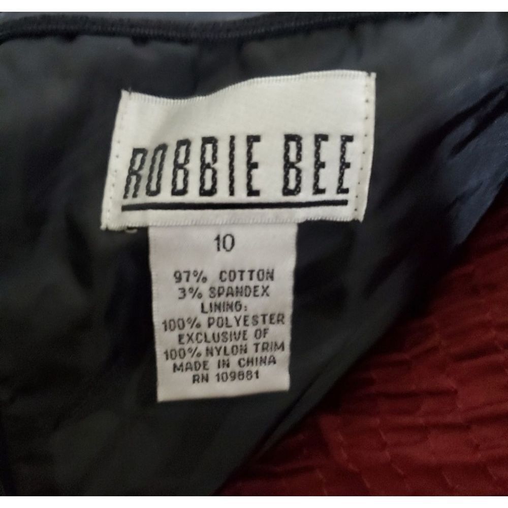 Robbie Bee Womens Black And White Halter Neck Floral Pattern Dress Size 10 - Picture 8 of 9